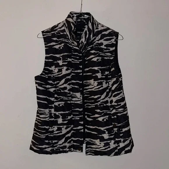 Nine West Black and White Vest - Picture 1 of 4